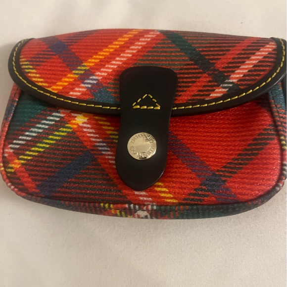 Mini Wristlet Plaid Pouch by Dooney and Bourke - Picture 4 of 7